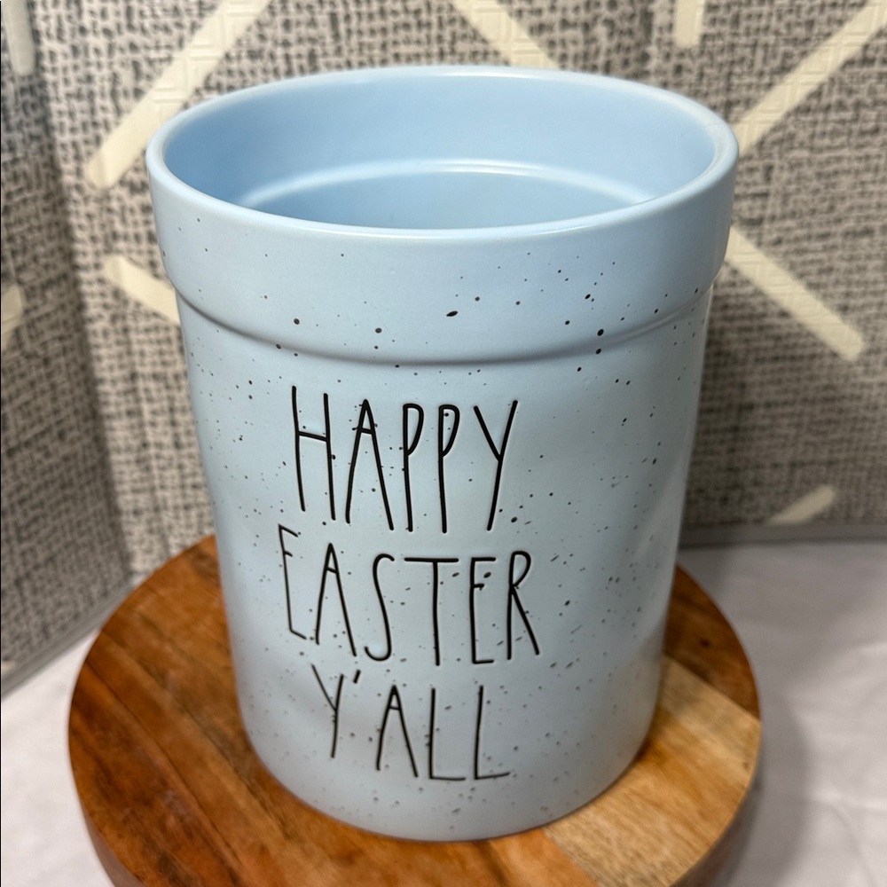 Rae Dunn Utensil holder crock HAPPY EASTER Y’ALL